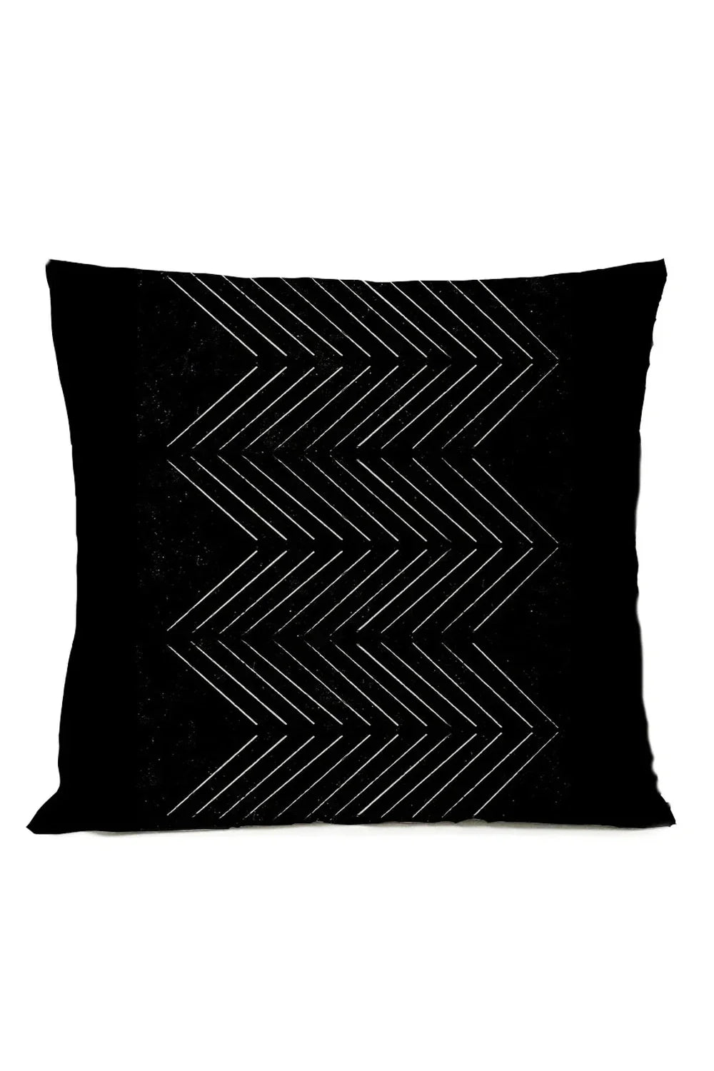 Geometric Black Pillow Cover