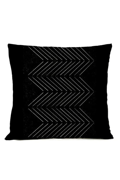 Geometric Black Pillow Cover