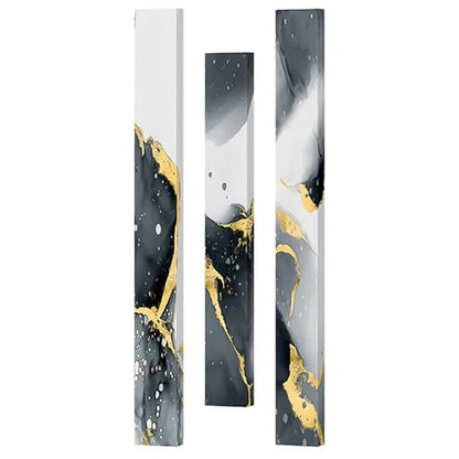 Stylish Gray Liquid Marble Canvas Art for Modern Spaces