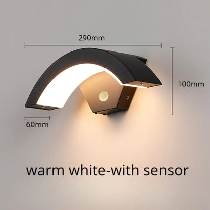 Adjustable 24W Waterproof Wall Light for Porch, Staircase, Hallway – 3000K/6000K