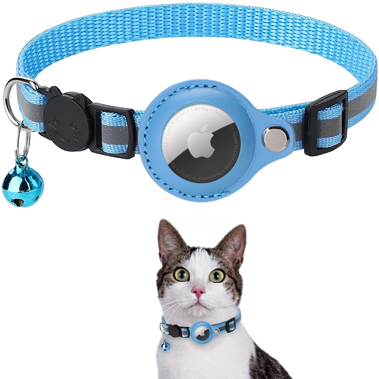 GPS Cat Tracking Collar with Airtag - Anti-Loss Device