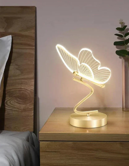 LED Butterfly Table Lamp with Adjustable Brightness – Modern Design for Home