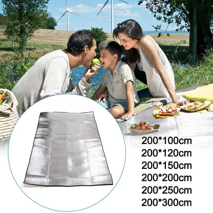 Lightweight Insulated Camping Mat for Outdoor Adventures - Aluminum Foil & EPE Foam