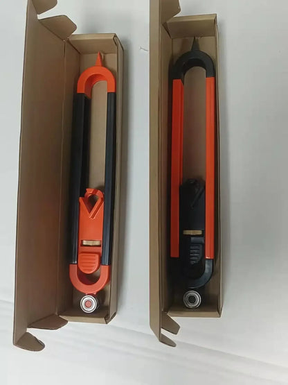 Woodworking Profile Gauge Set with Lockable Adjustable Ruler