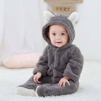 Cozy Fleece Baby Onesie for Newborns