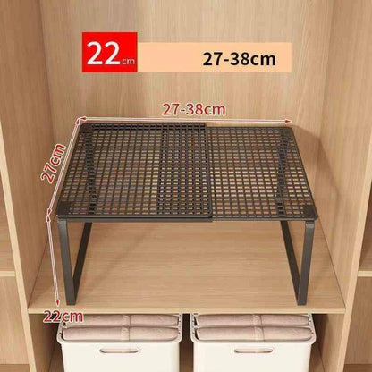 Expandable and Stackable Closet Shelf | Adjustable Steel Divider