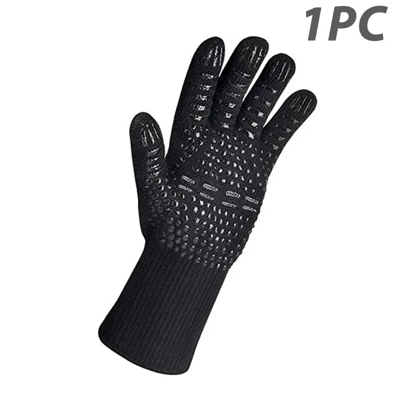 Heat-Resistant Grill Gloves – Non-Slip, Comfortable, Up to 800°C for BBQ, Oven & Outdoor Cooking