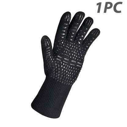 Heat-Resistant Grill Gloves – Non-Slip, Comfortable, Up to 800°C for BBQ, Oven & Outdoor Cooking