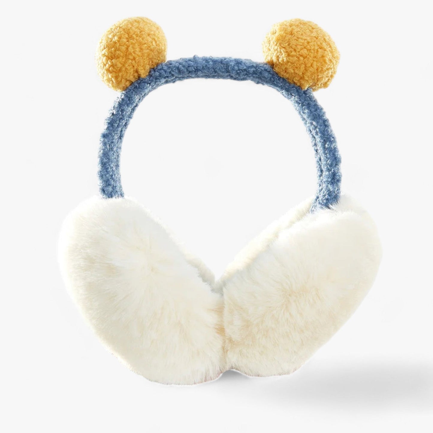Adjustable Faux Fur Headband – Winter Plush Ear Protectors for Warmth and Style