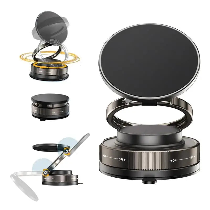 Magnetic Phone Mount for Car – 360-Degree Rotation
