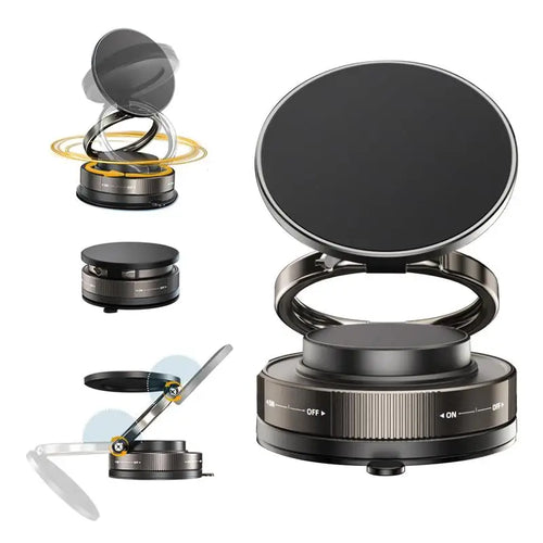 Magnetic Phone Mount for Car – 360-Degree Rotation