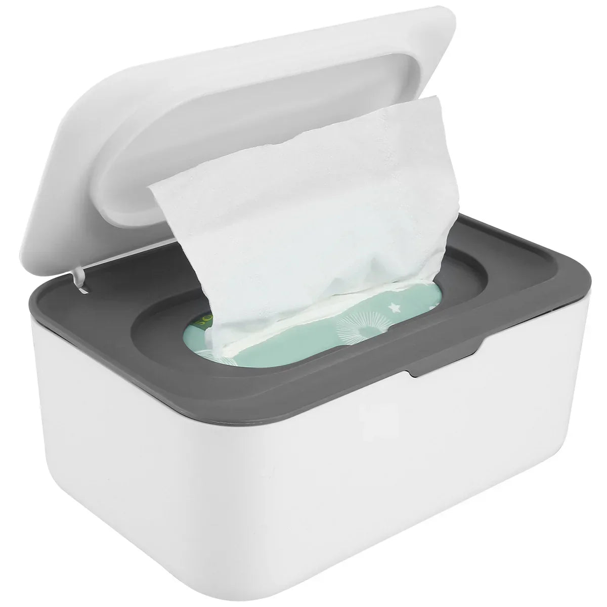 Moist Towelettes Dispenser with Lid | High Capacity | Airtight and Dustproof