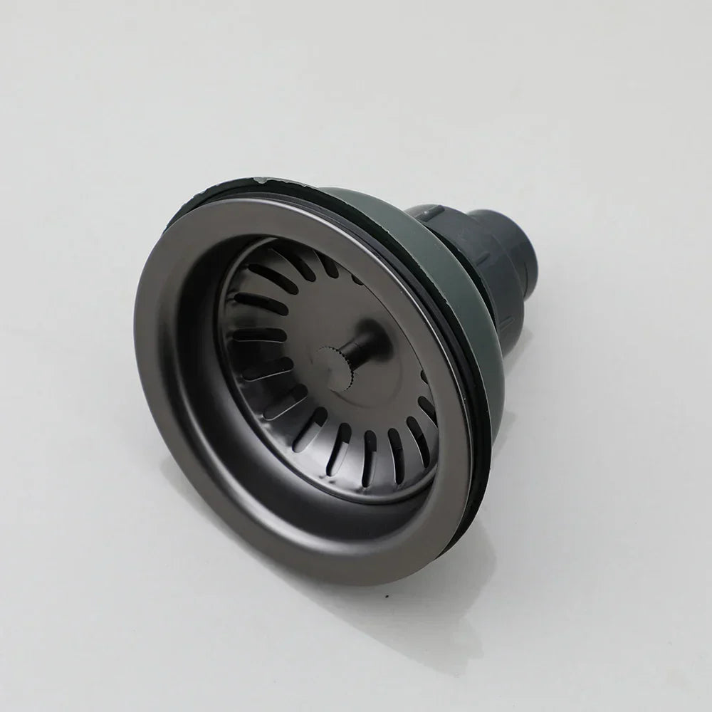 Stainless Steel Sink Strainer with Odor Filter – Pop-Up Stopper & Blockage Prevention Basket