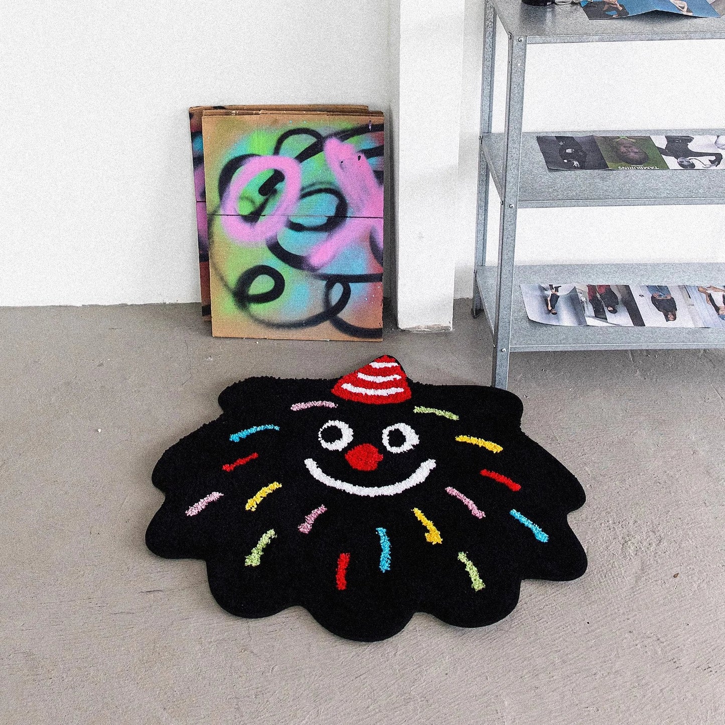 Monster Black Mat for Exercise and Yoga