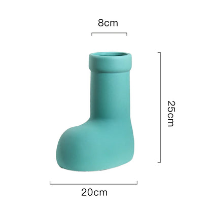 Vase in Ankle Boot Design