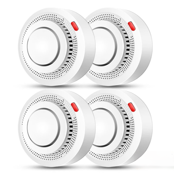 Smart WiFi Smoke Alarm with 85dB Alert – Fire Detection System