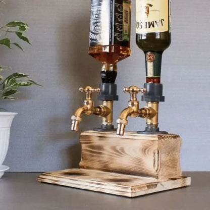 Wooden Drink Dispenser – 5L Beverage Server with Tap