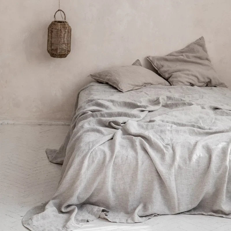 Cool and Comfortable Linen Bed Sheet for Relaxing Sleep
