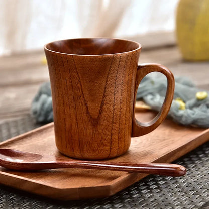 Distinctive Wooden Cups Showcasing Natural Charm