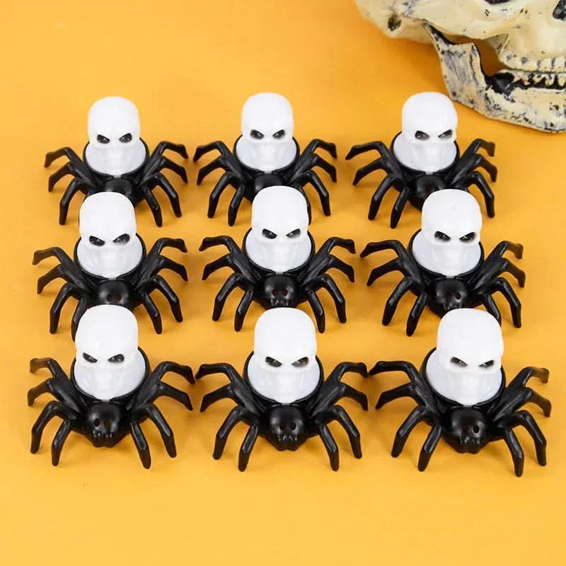 LED Skull and Spider Lamp for Halloween – Creepy Home Decoration