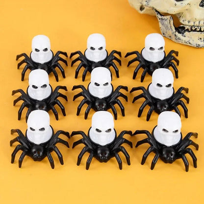 LED Skull and Spider Lamp for Halloween – Creepy Home Decoration