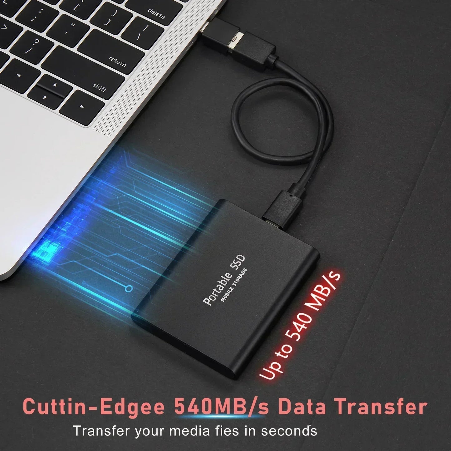 Fast 128TB SSD – Compact, Durable, Always Ready