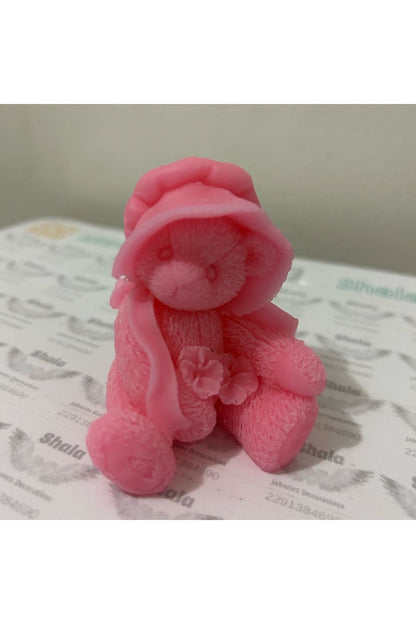 Gypsum Candle Mold in Bear Shape
