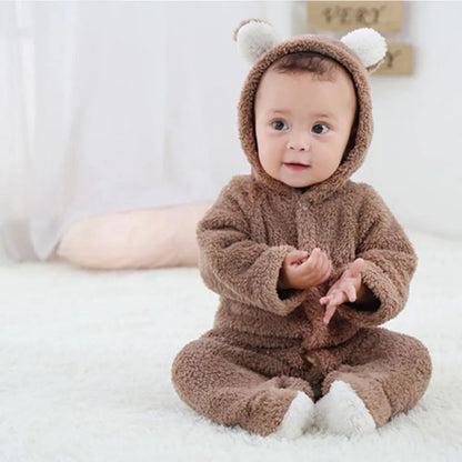 Cozy Fleece Baby Onesie for Newborns
