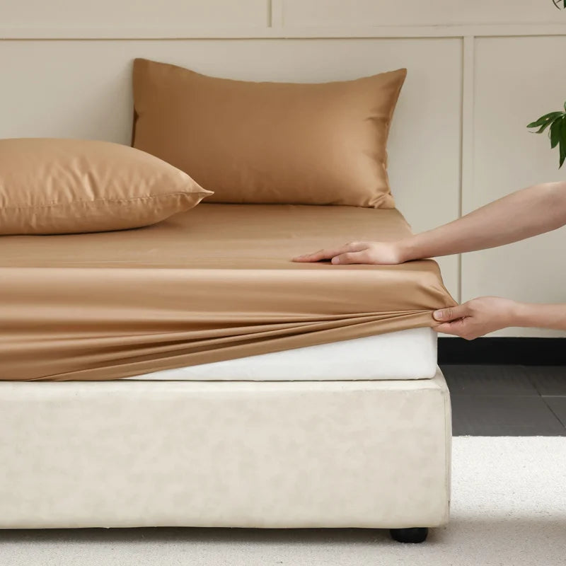 Mulberry Silk Bed Sheet Set - Hypoallergenic, Breathable Luxury Bedding
