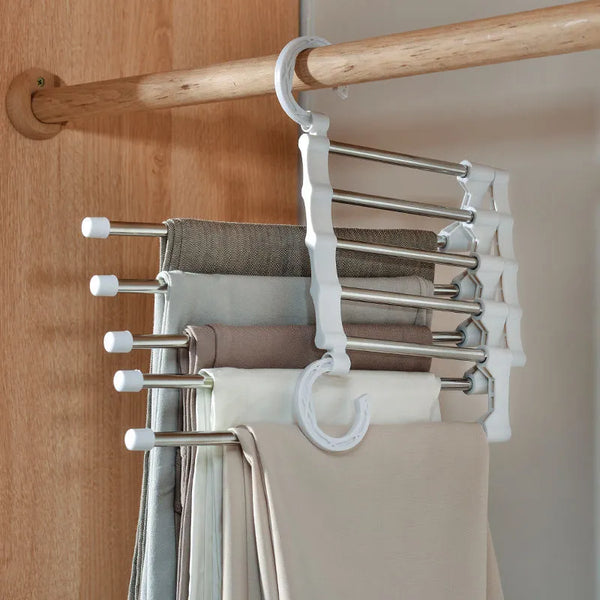 Get 1 Free | 5-in-1 Magic Trouser Hanger - Last Day Discount