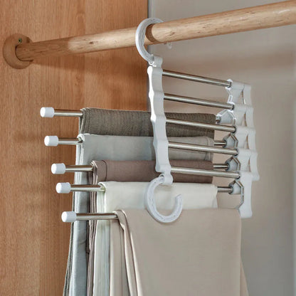 Get 1 Free | 5-in-1 Magic Trouser Hanger - Last Day Discount
