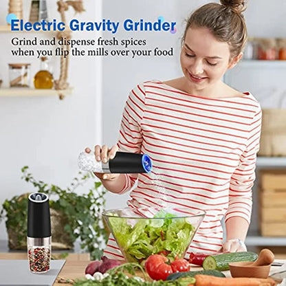 Automatic Gravity Electric Spice Grinder for Salt, Pepper and Cumin