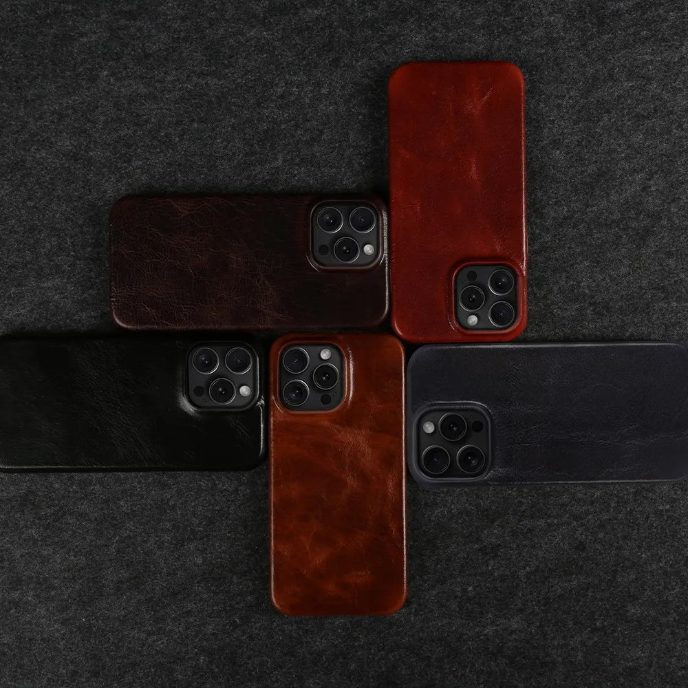 Handcrafted Genuine Leather Case for iPhone