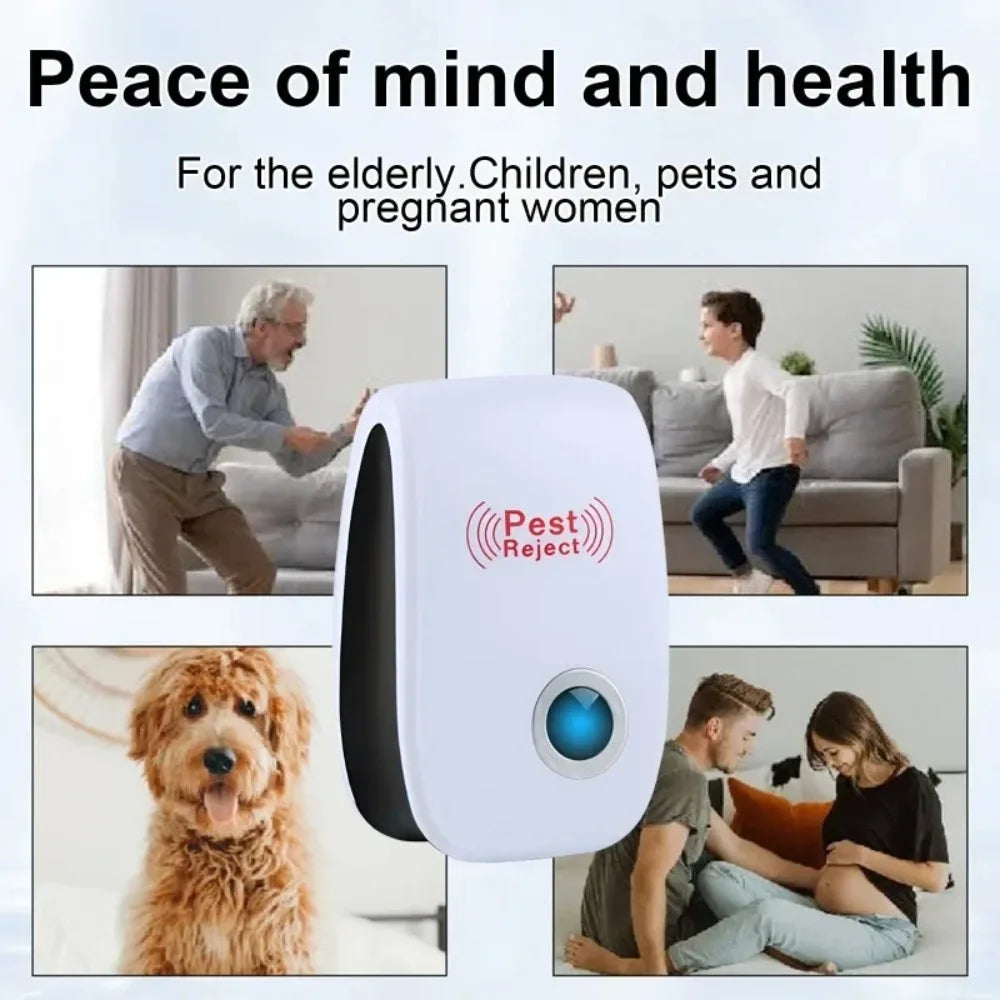 Smart Ultrasonic Pest Control Plug for Indoor Spaces