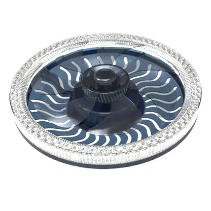 Elegant Fan Lamp with Remote Control - 3-in-1 Noise-Free Design