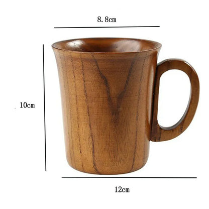 Distinctive Wooden Cups Showcasing Natural Charm