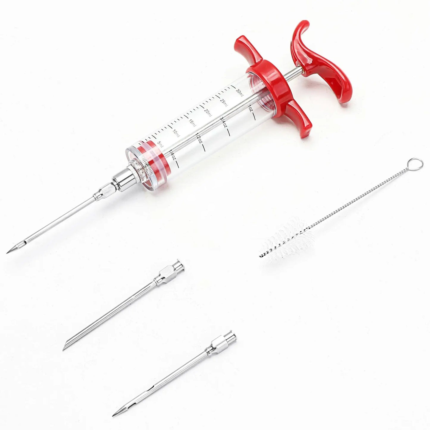 Marinade Injector for Deep Flavor & Juicy Meat | Stainless Steel Needles | 60 ml Capacity