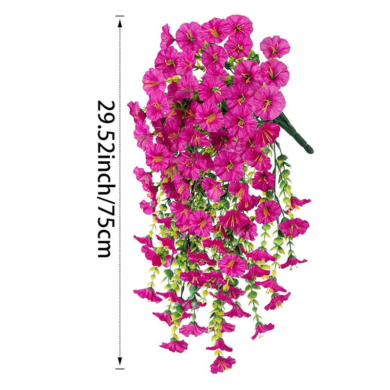 Artificial Flower Garland - 75 cm Length - Wall & Outdoor Decoration for Garden & Wedding