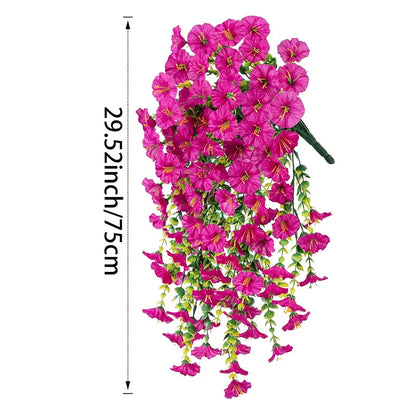 Artificial Flower Garland - 75 cm Length - Wall & Outdoor Decoration for Garden & Wedding