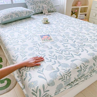 Floral Bedding Set for Tranquil Garden-Themed Bedrooms