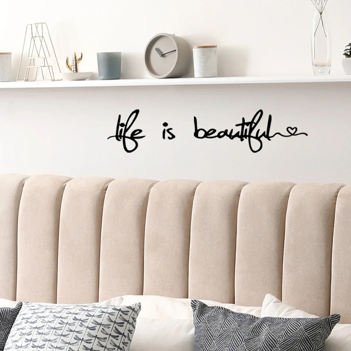 Inspirational Wall Decal - Removable Daily Mantra Sticker for Home Decor