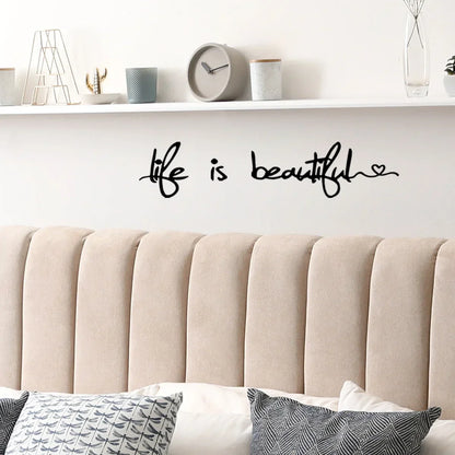 Inspirational Wall Decal - Removable Daily Mantra Sticker for Home Decor