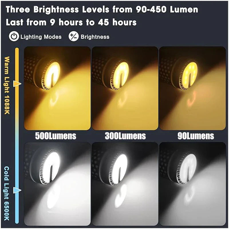 Telescopic LED Lantern for Outdoor Use – Multifunctional with Power Bank