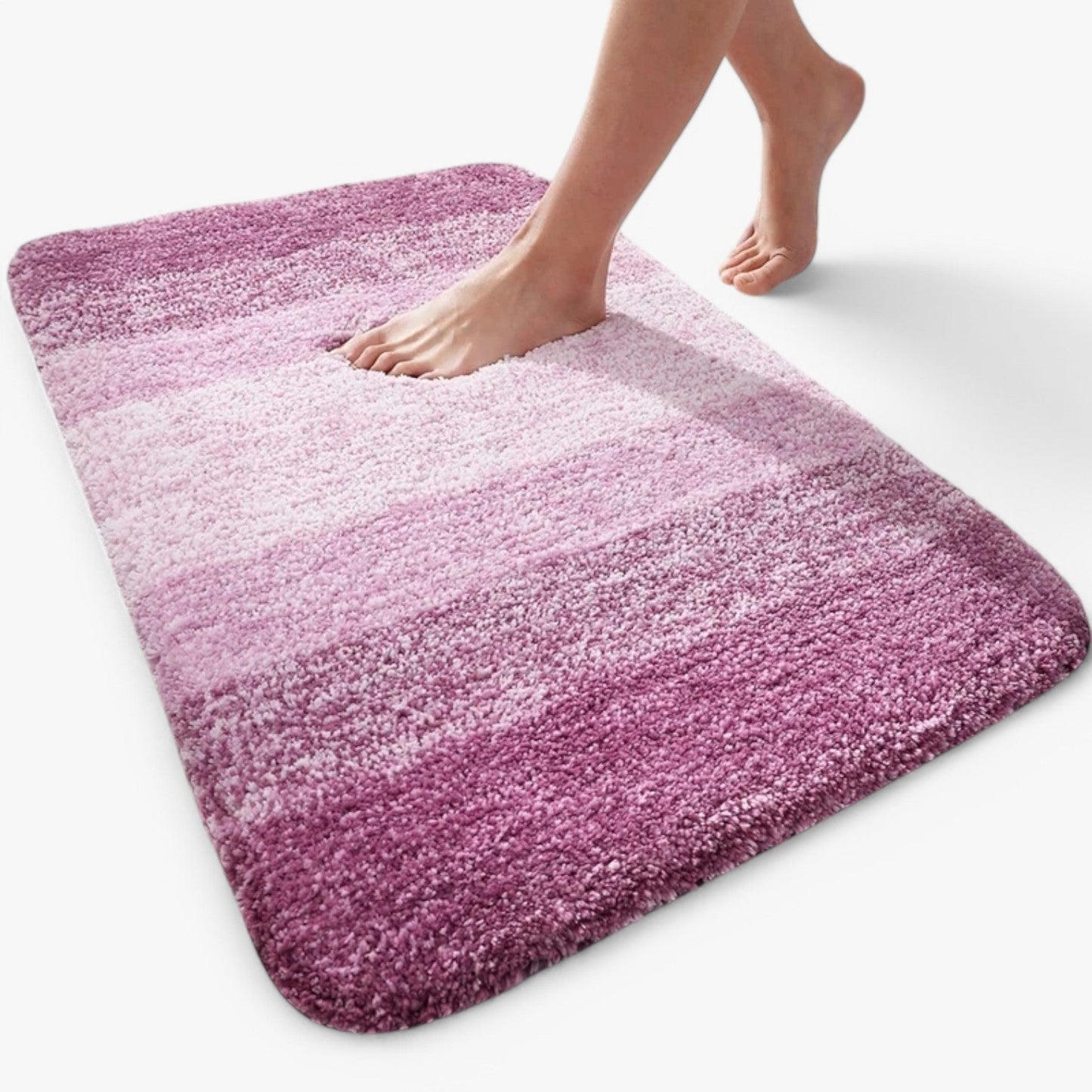 Soft Microfiber Bath Mat with Non-Slip Design for All Bathrooms