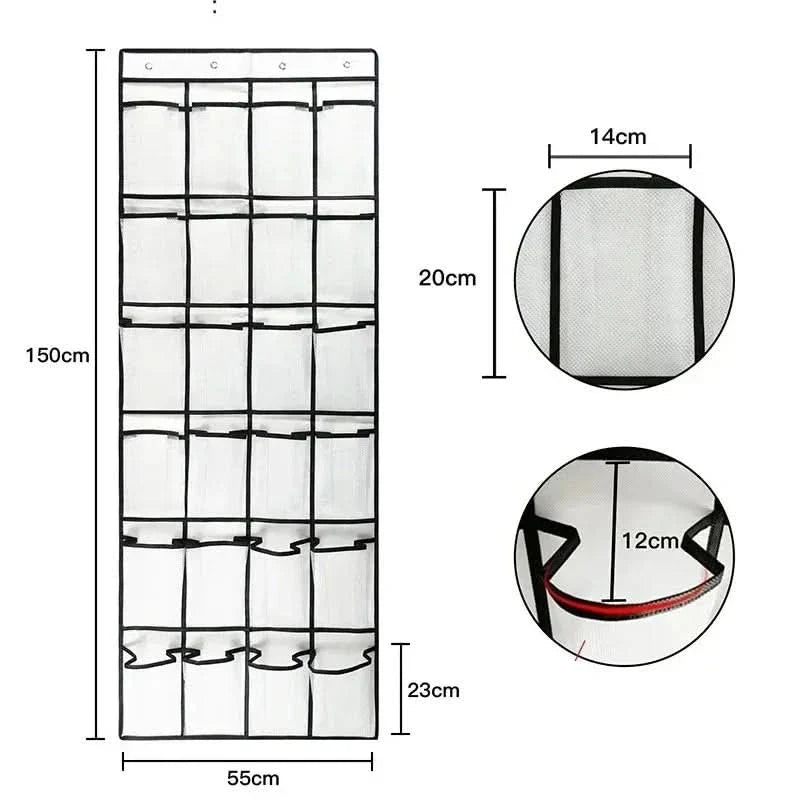 Multi-Compartment Organizer for Footwear and Accessories