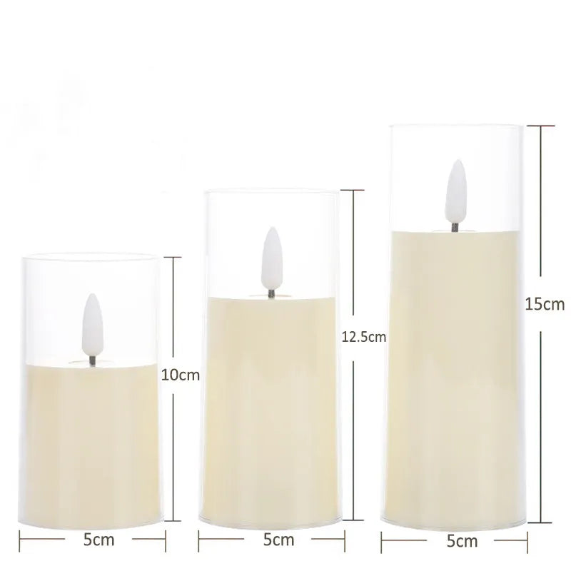 LED Candle Set for Creating a Safe and Cozy Atmosphere