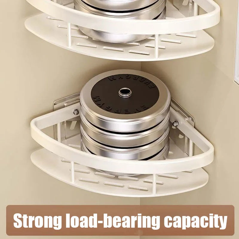 Corner Shower Shelf without Drilling – Rustproof & Space-Saving for Shampoo, Soap & Bath Accessories