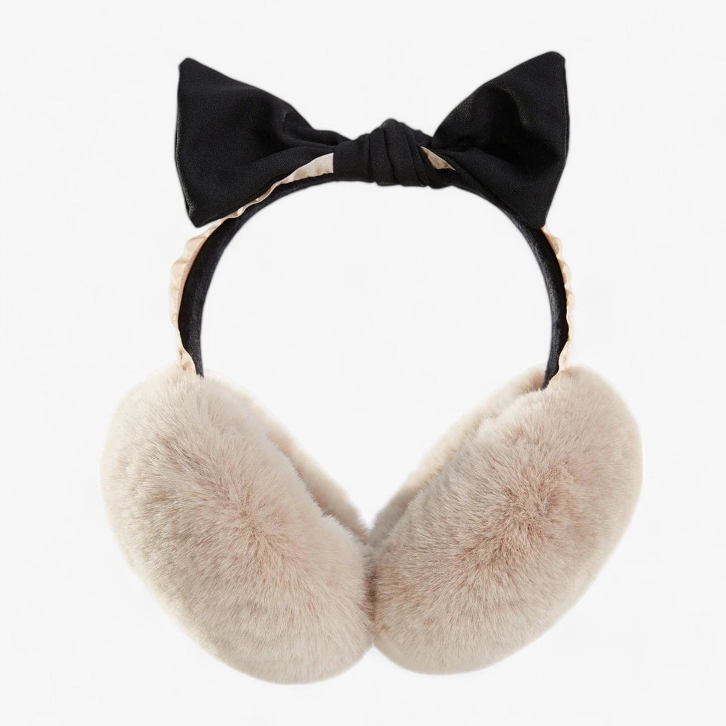 Adjustable Faux Fur Headband – Winter Plush Ear Protectors for Warmth and Style