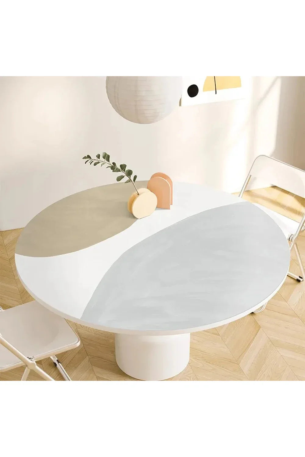 Round Table Cover for Dining - Circular Tablecloth