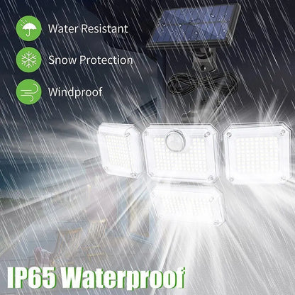 Solar Light with Motion Sensor – 2000 Lumen Outdoor Illumination